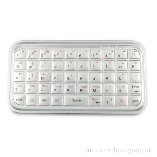 Bluetooth Keyboard with 49 Keys Plastic Keyboard and Built-in Lithium Battery